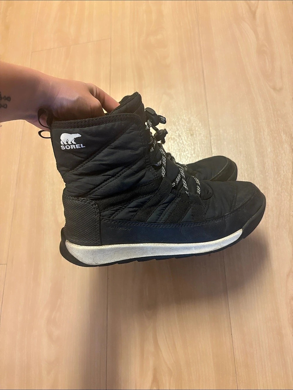 Sorel 1964 Premium T Black Winter Boots Women's US 4